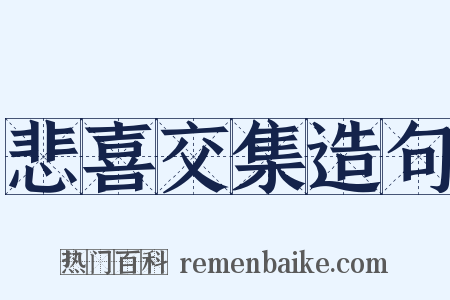 悲喜交集造句是什么意思的图片